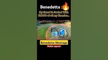 Benedetta Full Damage Build Gameplay 2024 #mobilelegends #shorts #benedetta #mlbb