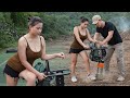 The Genius Girl Challenge: Repairing and restoring a handheld soil compactor to help a young farmer.