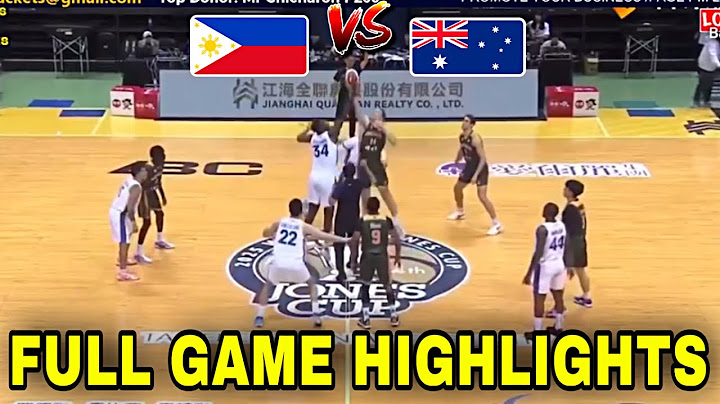 Strong Group PH vs Australia Highlights | Rhenz Abando Lumipad nanaman!, Undefeated!, Jones Cup 2025