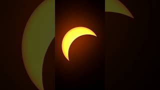 Solar Eclipse Timelapse, Partial, ~90%