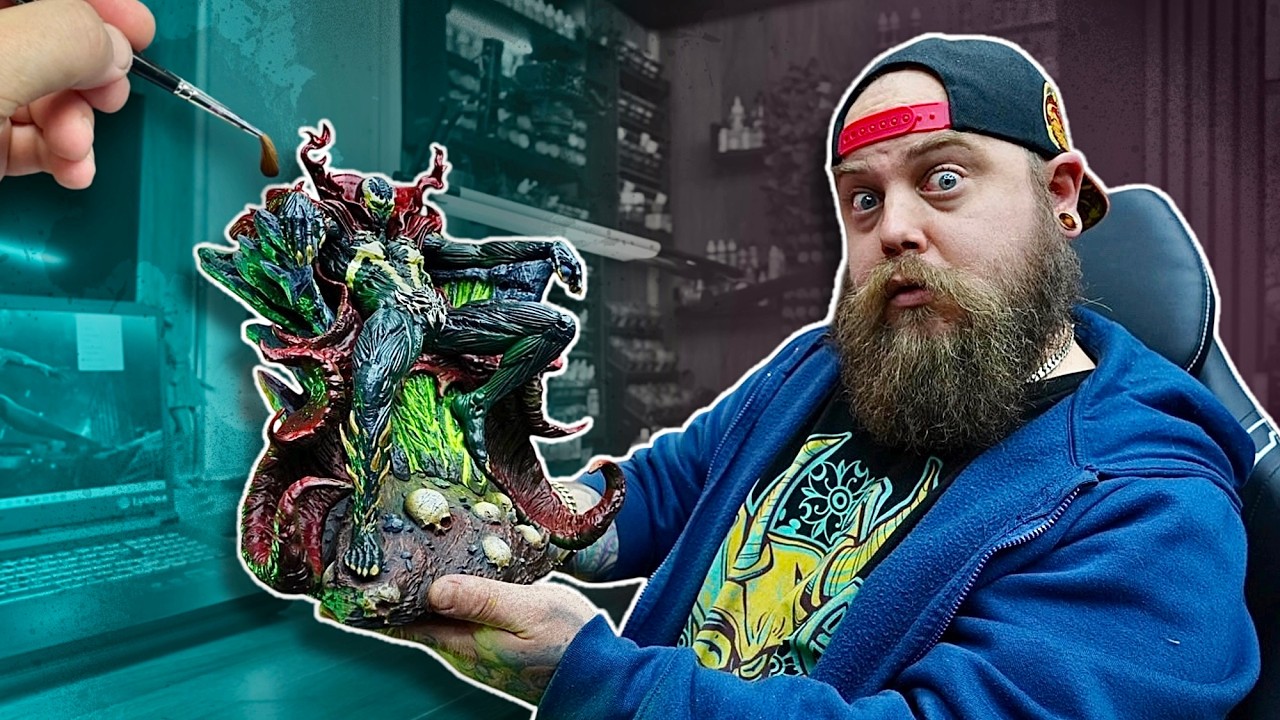 Статуэтка Спауна, напечатанная на 3D-принтере — Как раскрасить коллекционные принты