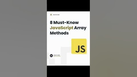Mastering JAVASCRIPT Arrays Made Easy! #feedshorts #coding #array #javascript #webdevelopment