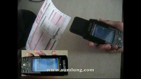 What is a portable barcode scanner?the advantage of mobile barcode reader/Handheld computer ms30