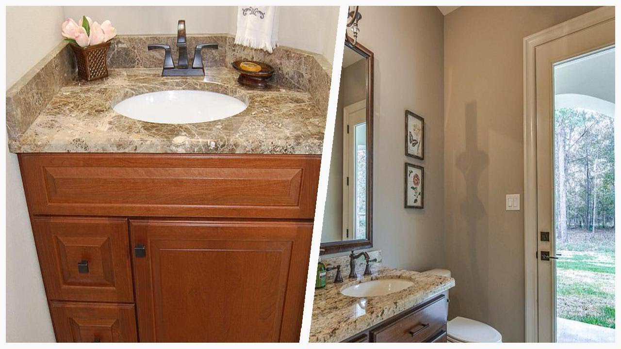 Beige Powder Room Makeover Ideas for Small Spaces | Designer CheatSheet