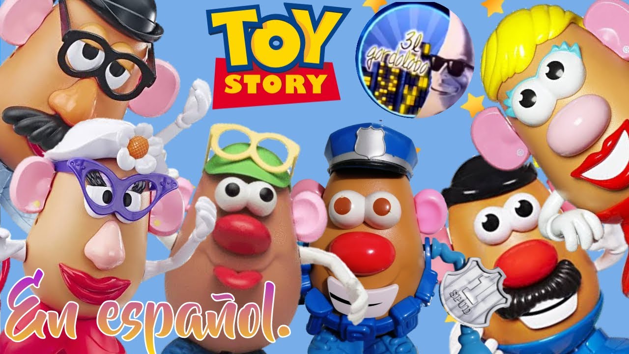 Elgordolobo TOY STORY 4 Sr y Sra Cara de papa REVIEW EN ESPAÑOL Mr potato head figures 