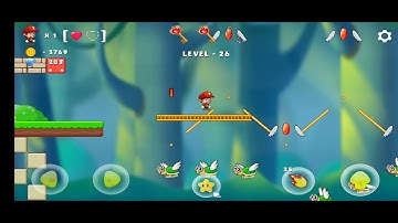 Super Mano Bros Adventure Jungle World - level 26