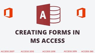 MS ACCESS | Learn how to Create Good Simple/Basic  forms in Microsoft Access