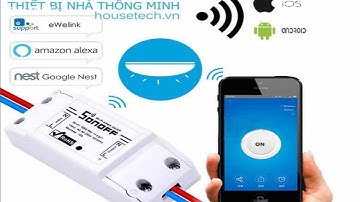 Sonoff WiFi Smart Switch Installation With eWeLink Application / power tutorial