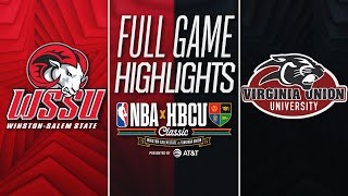 Winston-Salem State vs Virginia Union | #NBAHBCUClassic Presented by AT&T | 2024 #NBAAllStar