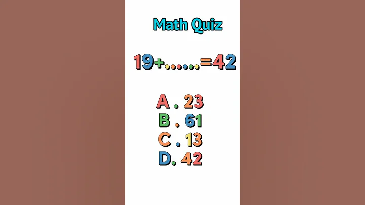 Math Quiz 1 #shorts #maths #quiz
