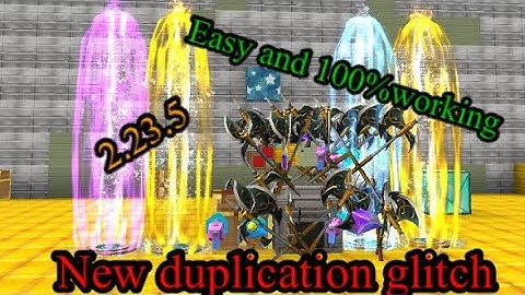 New duplication glitch in skyblock update in blockman go (Version 2.23.4) (android and IOS) 100%work
