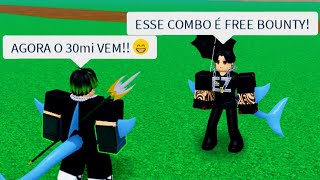 TESTEI OS COMBOS MAIS FACEIS DO BLOX FRUITS (FREE BOUNTY)