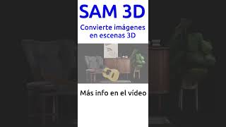 SAM 3D #ia #inteligenciaartificial