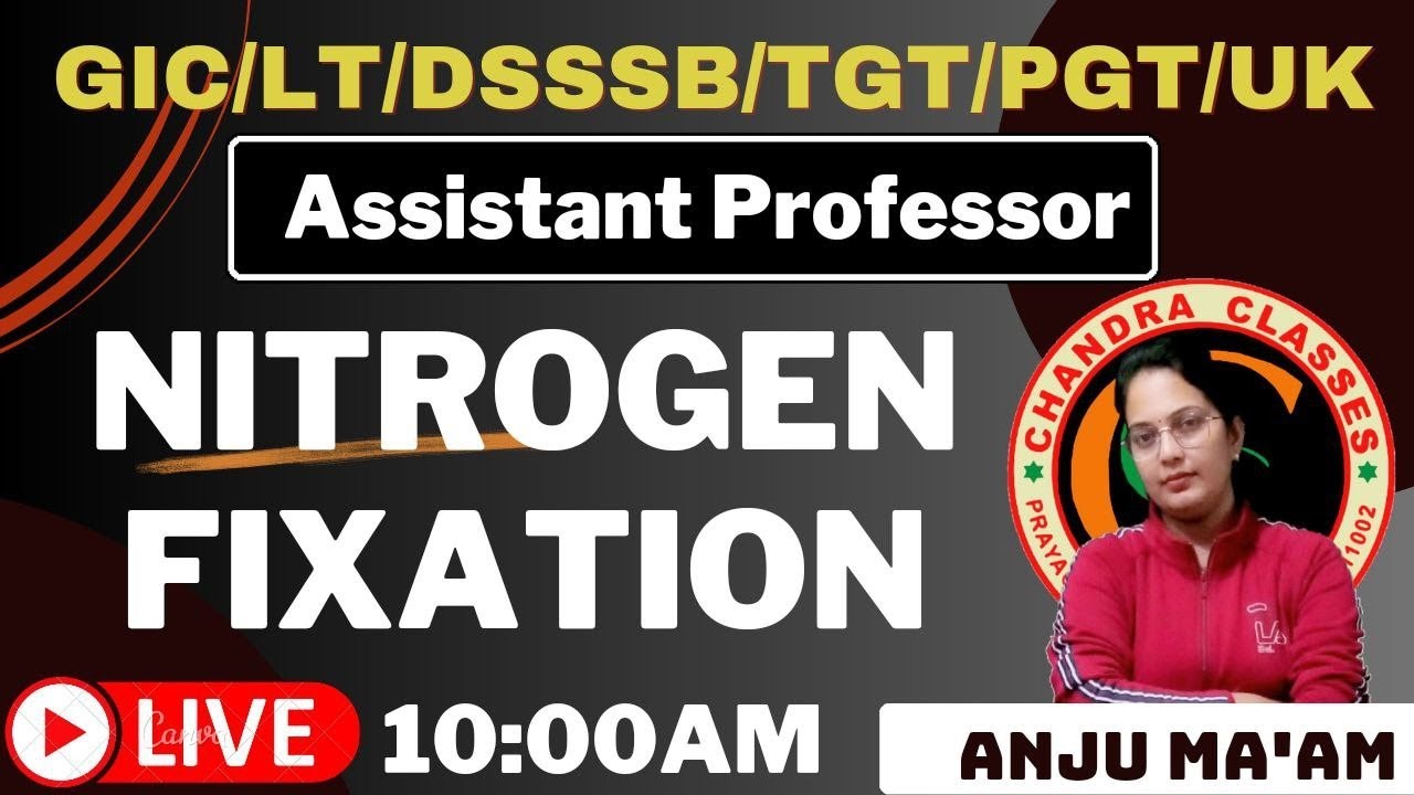 LECTURE 2 || NITROGEN FIXATION  || BY ANJU MAM