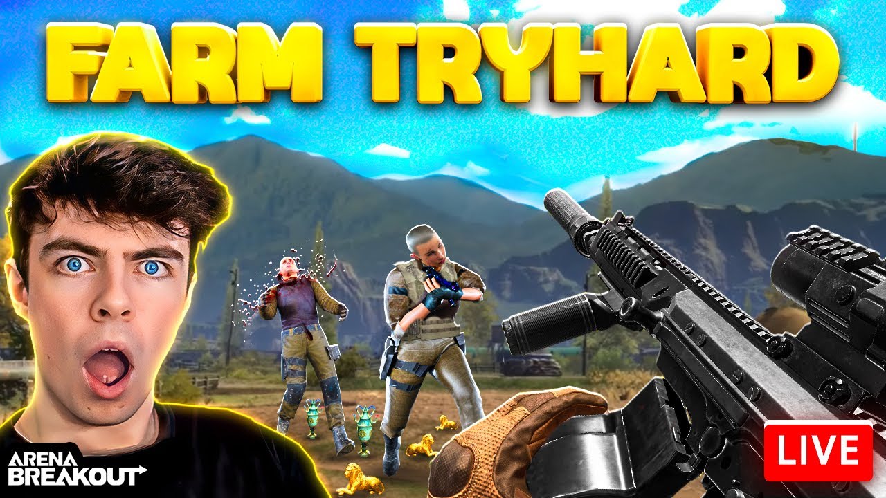 USING BUDGET KIT BUILDER in FARM LOCKDOWN on Arena Breakout... (HARD)