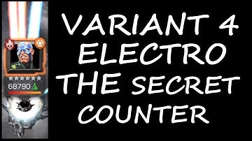 Variant 4 Electro SECRET COUNTER 1 Shot - Waning Moon Variant | MARVEL CONTEST OF CHAMPIONS | MCOC |