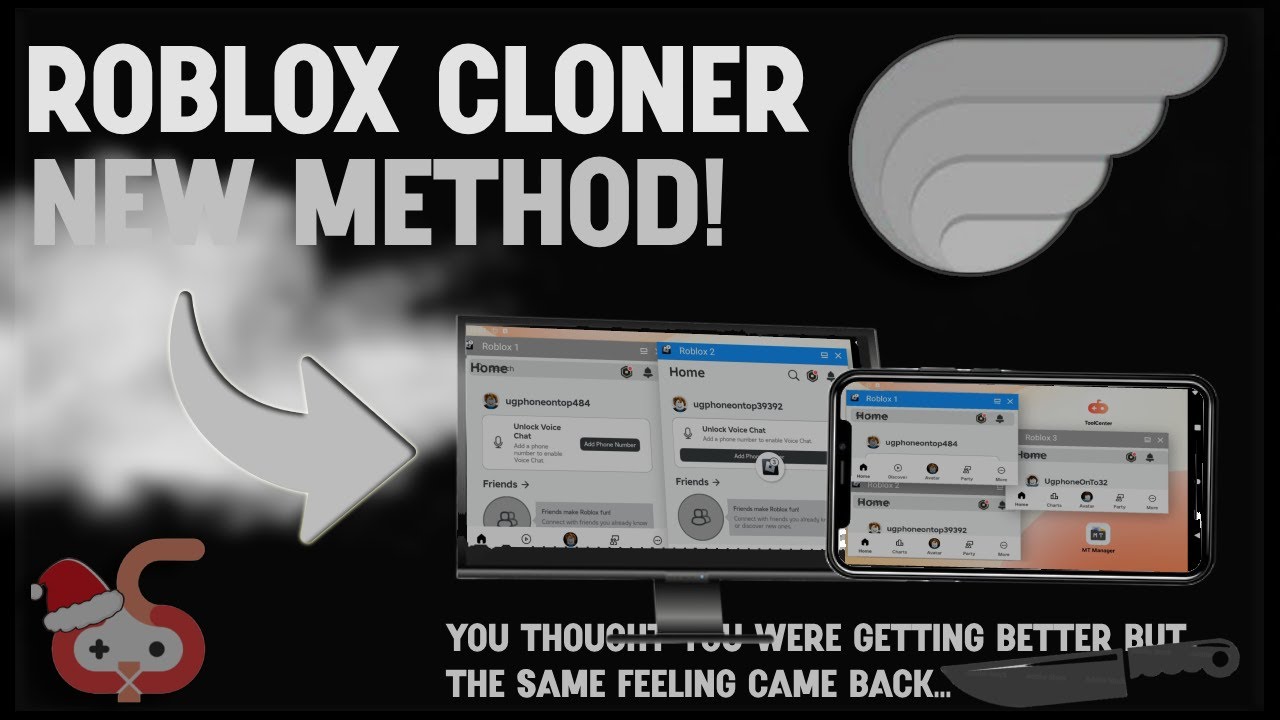 [UPD UGPHONE❄️] NEW ROBLOX CLONE METHOD - Resizable, & Moveable (FREE & KEY BYPASS/NO KEY)