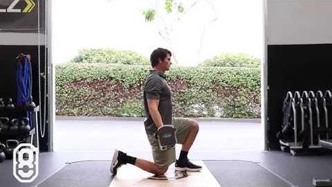 Activ8 | 1/2 Kneel Dumbbell Curl to Press