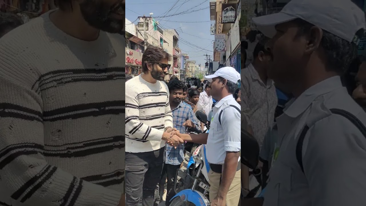 Mr Kalyan Movie Hero Maanyam Krishna Visit Chittoor Town Movie Public Talk