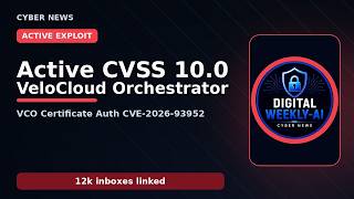 Arista: CVSS 10.0 VeloCloud Orchestrator Exploited — EvilTokens 12k+ Inbox Compromises