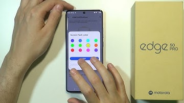 Hoe u flitsmeldingen op de Motorola Edge 50 Pro in- of uitschakelt