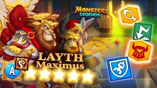ESSE MONSTRO É LITERALMENTE IMPARÁVEL!! REVIEW E TESTE DO LAYTH MAXIMUS LV 150 - MONSTER LEGENDS