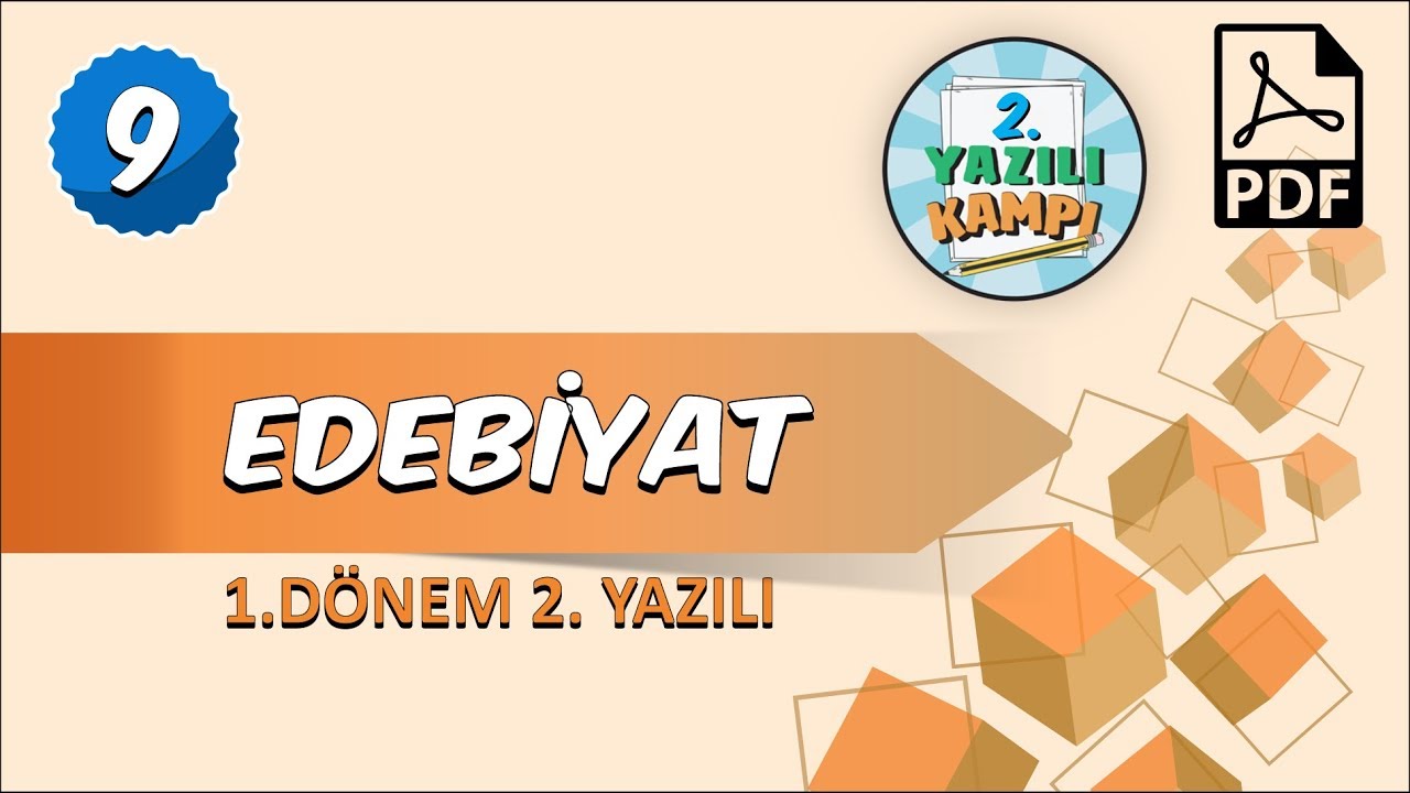9. Sınıf Edebiyat | 1. Dönem 2.Yazılıya Hazırlık