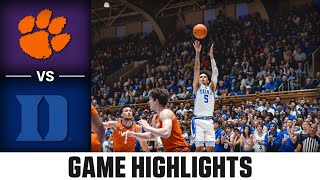 Clemson vs. Duke Game Highlights | 2023-24 ACC Men’s Basketball