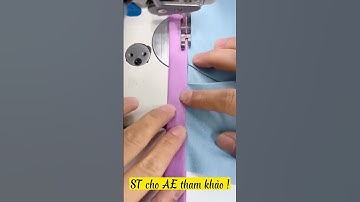 ST. CÁCH MAY TRỤ TAY ÁO SƠ MI - Đơn giãn. #sewing #somi #meomayva #kythuatmayva #congnghemay