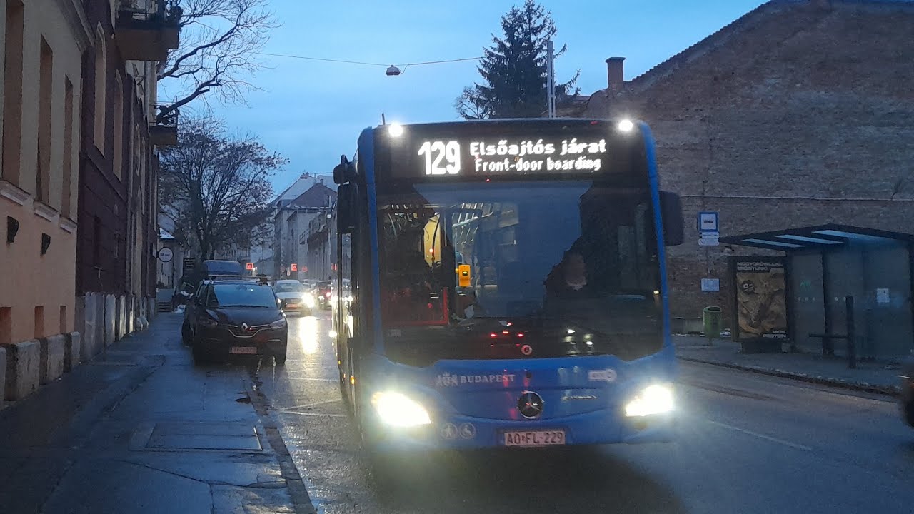 2026.02.05: Mercedes-Benz Citaro C2K (AO-FL-229) a Budapesti 129-es vonalon