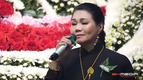 Nghệ sĩ Ngọc Huyền hát tiễn biệt nghệ sĩ nhân dân Diệp Lang - Cát Bụi Cuộc Đời