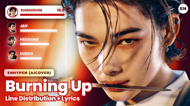 [AI COVER] How Would ENHYPEN Sing "BURNING UP" By MEOVV | Line Distribution + Lyrics