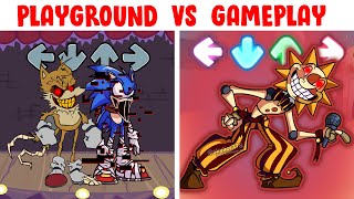 FNF Character Test | Gameplay VS Playground | Pibby Sonic.EXE | FNAF Sun