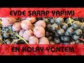 Evde Şarap Yapımı En Kolay Yöntem *The easiest method of wine making at home*