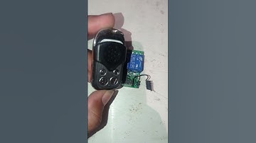 433 MHZ 12V 2Channel relay module with wireless remote #shorts