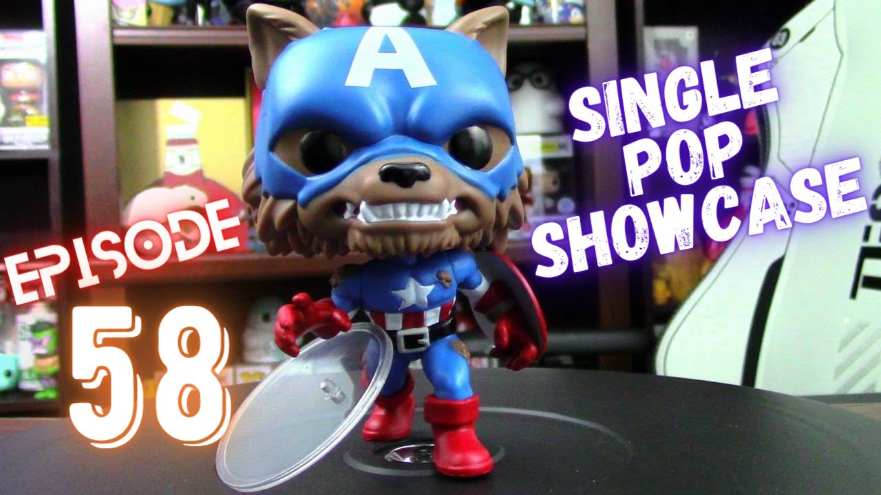 2021 Summer Convention Virtual Con Marvel Capwolf Funko Pop - Single Pop Showcase Episode 58