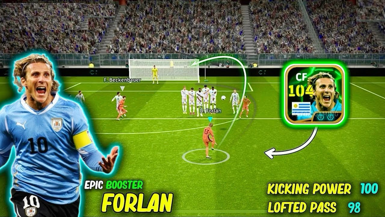 Stop Him🔥Free Diego Forlan 104 Epic Double Booster 🤯🔥|eFootball 2025