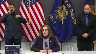 Gov. Kate Brown announces 2-week 'freeze' due to spike in COVID-19 cases