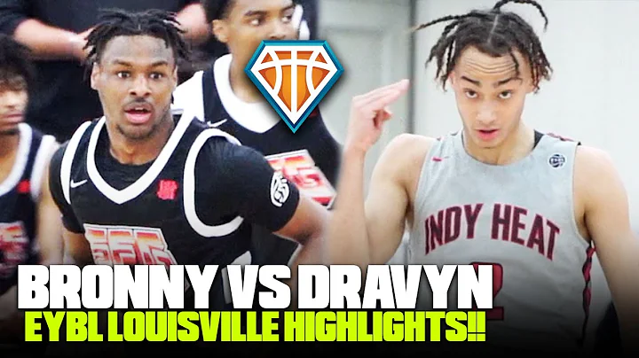 BRONNY JAMES vs Montverde STAR PG Dravyn Gibbs!! I...