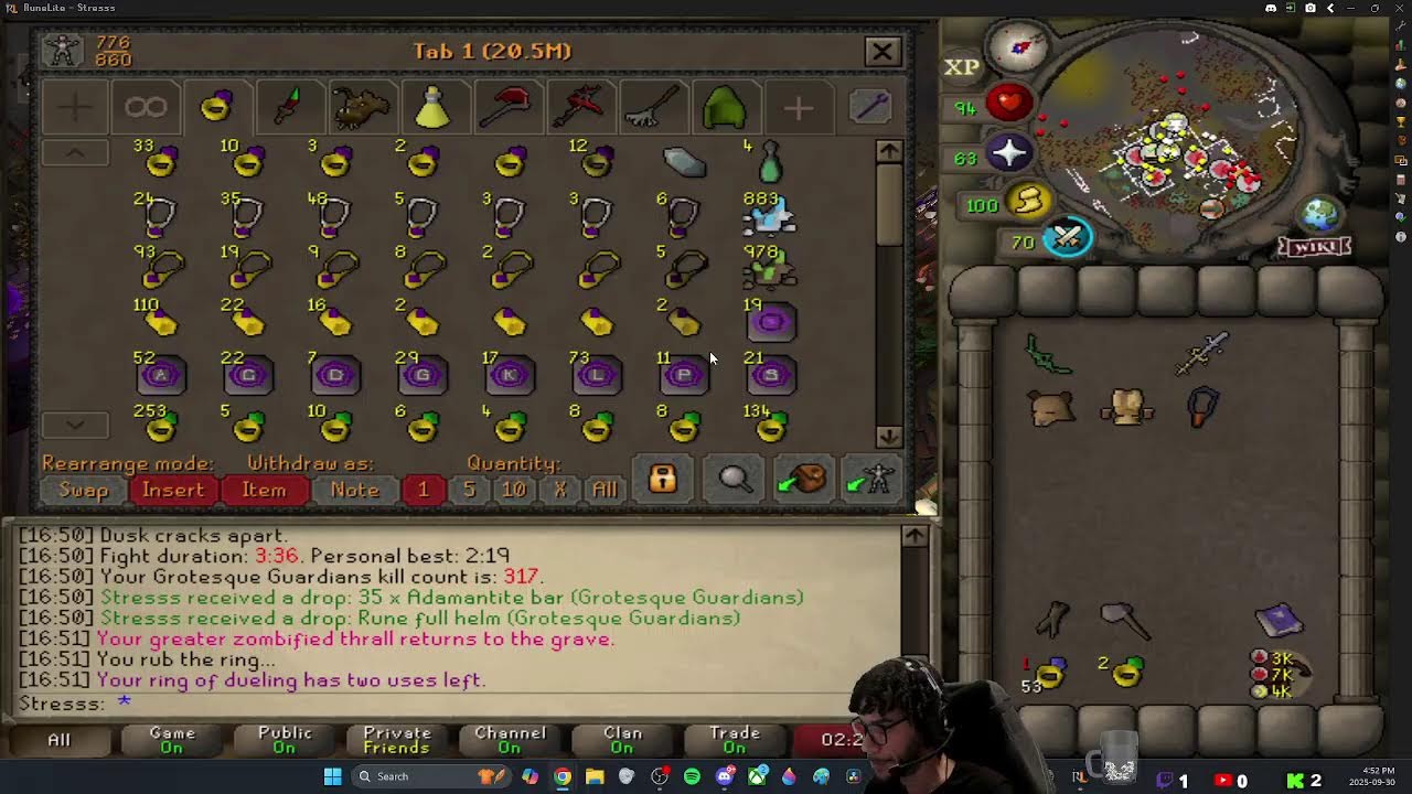 1 Def Pure MAIN ~ Raiding, Bossing, and Slayer tasks.. come join!