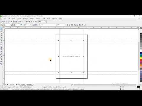 HOW TO ARRANGE  BOOK IN COREL DRAW