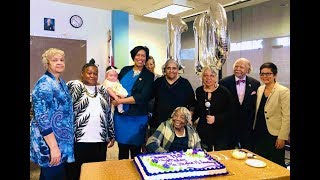 Virginia McLaurin's 110th birthday wish to meet Muriel Bowser, baby Miranda comes true