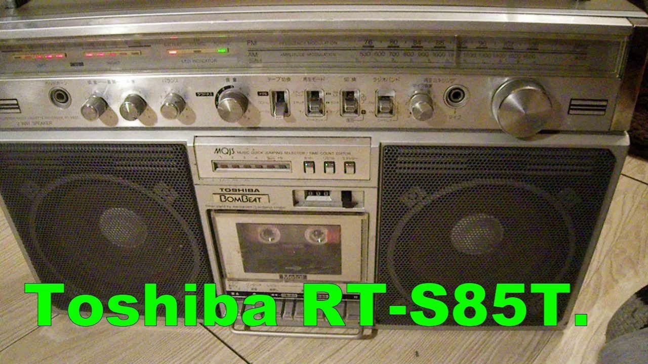ラジオ・コンポ Toshiba RT-S85T Toshiba RT-S85T - YouTube