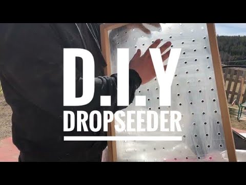 Hembygd  ”drop seeder” - så byggde vi våran