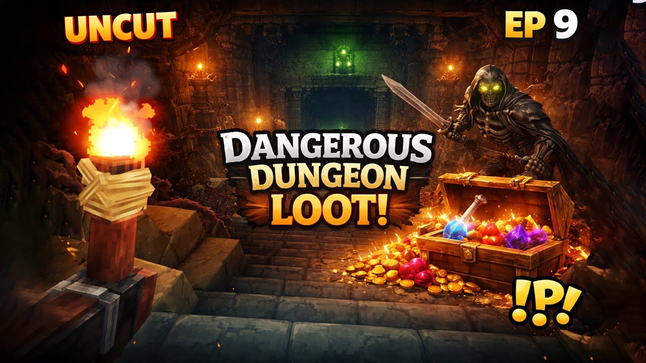 Insane Loot in a Deadly Dungeon 🔥💰 | Hytale Uncut EP 9