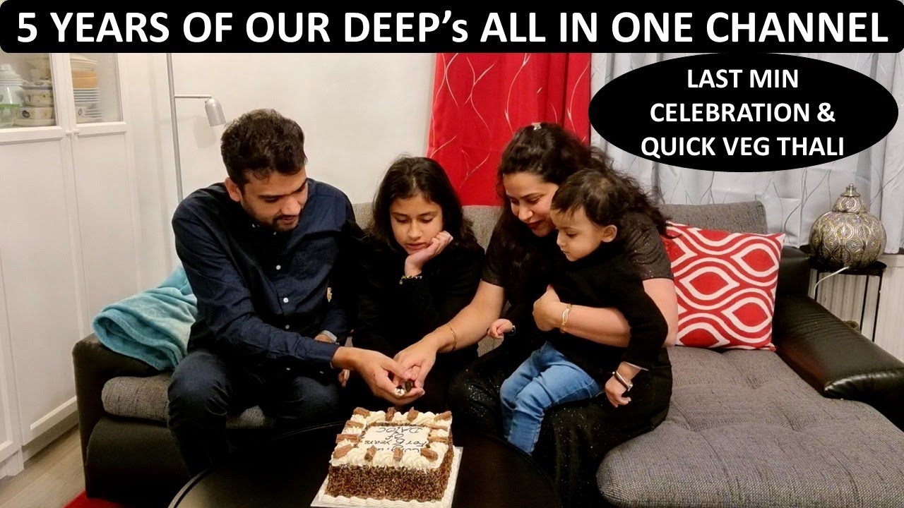 5th Anniversary Celebration | Quick Veg Thali in 30 Mins | Sambhar Daal | Achari Aloo Beans