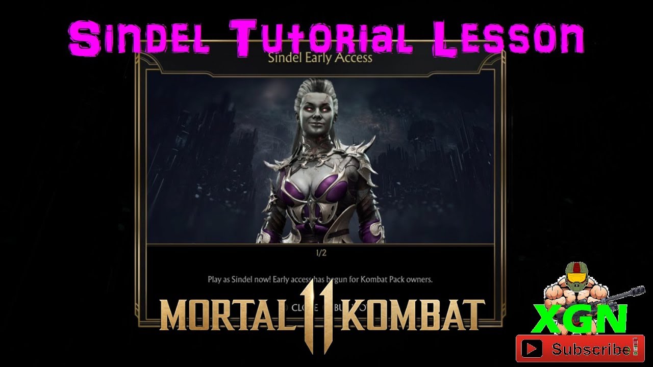 Mortal Kombat 11 How To Unlock Sindel Kingmaker Skin, Character Tutorial Lesson