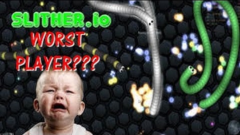 Am I the worst player?[slither.io]