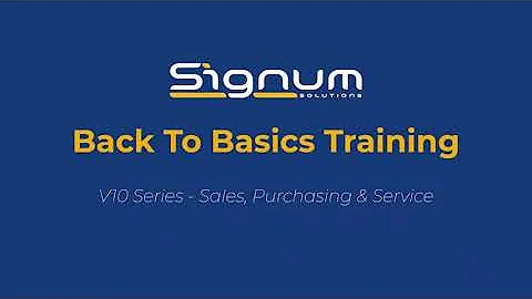 SAP Business One version 10.0 - Enhancements to Sales, Purchasing and Service