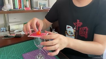 Dice Through Card by Dingding